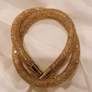Swarovski Gold Wrap Bracelet